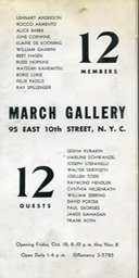 1957 March Gallery 12 Members