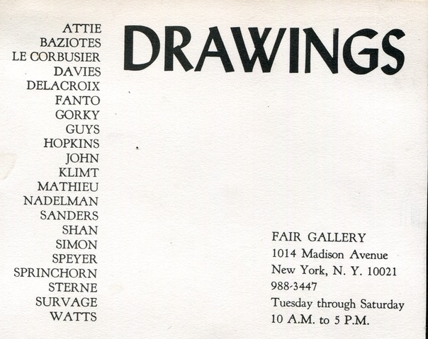 1977 Fair Gallery