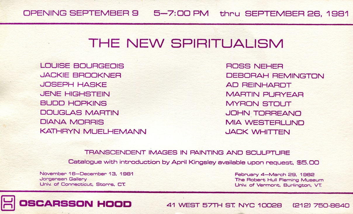 1981 New SPiritualism