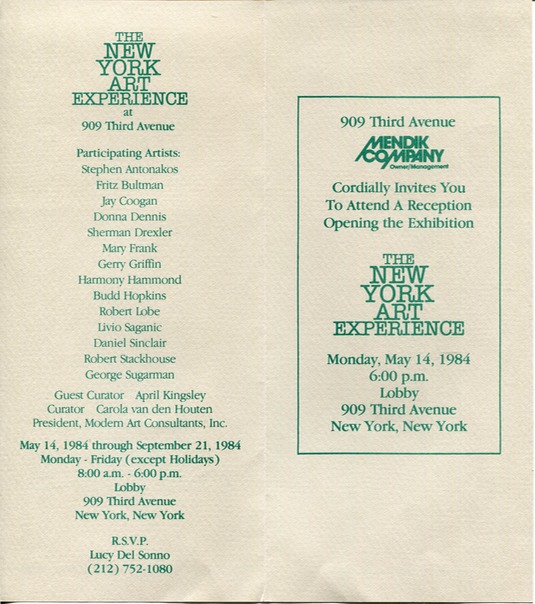 1984 the New York Art Experience