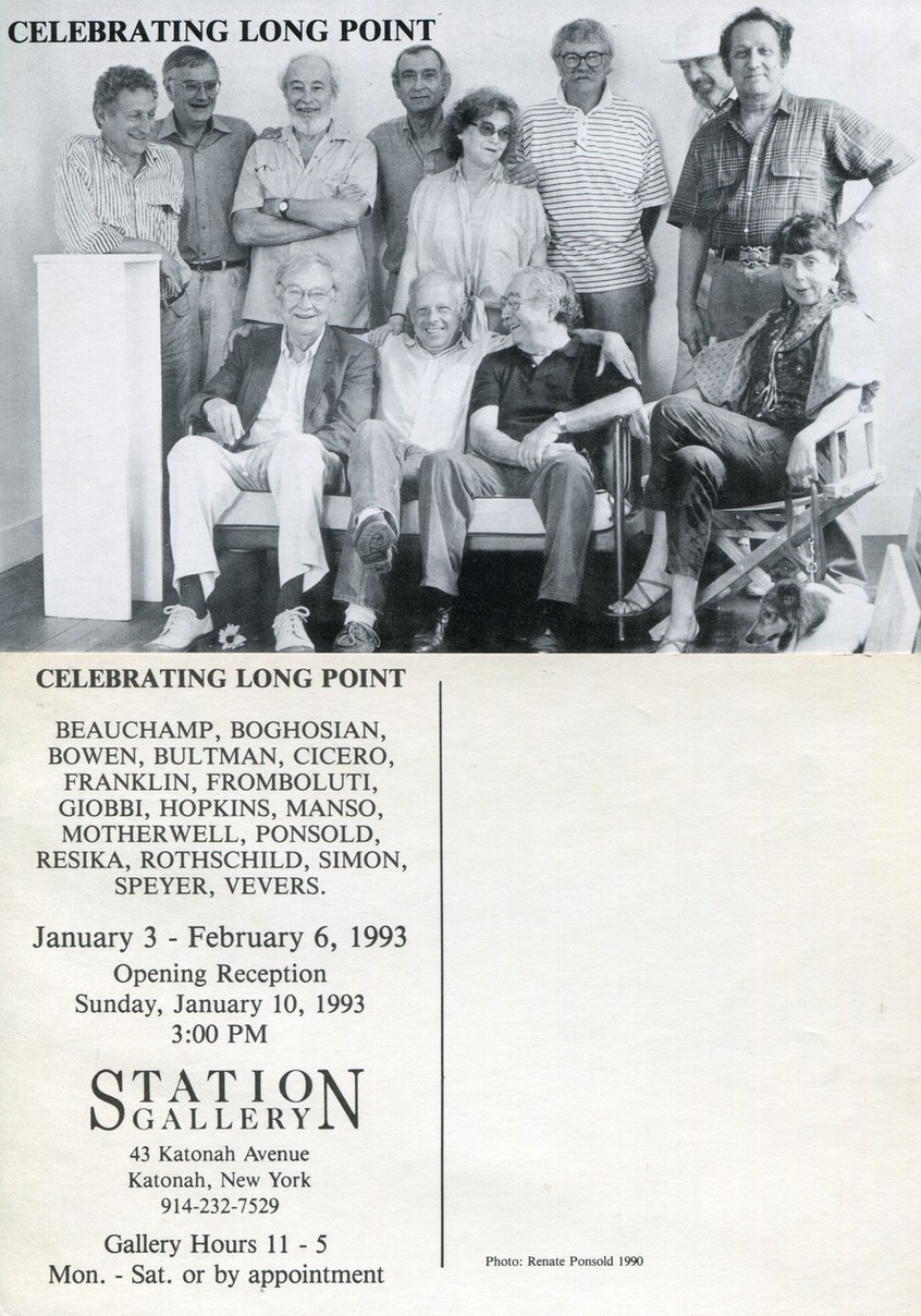 1993 Station Gallery Long Point show